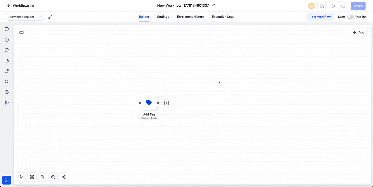 Resize workflow sidebar